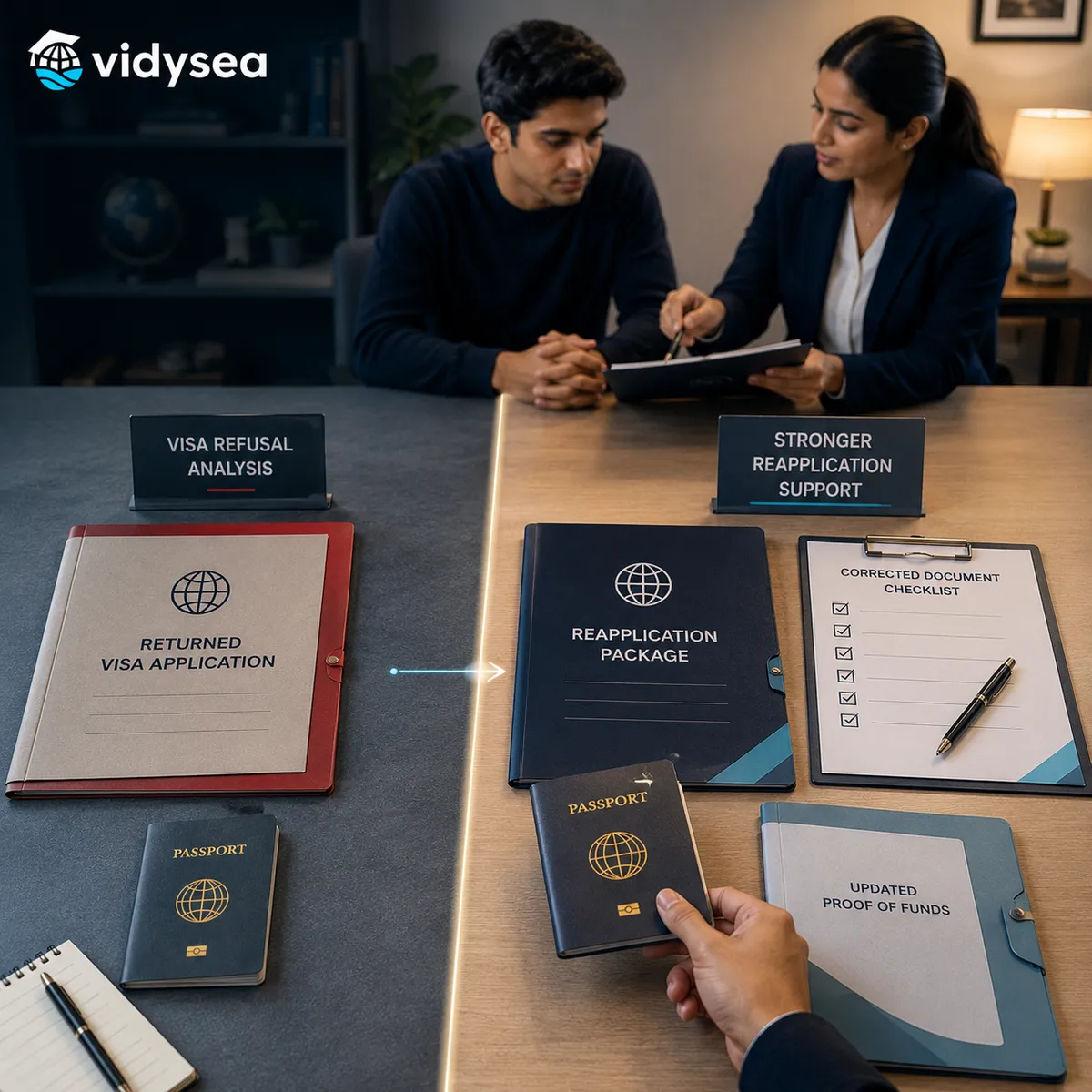 Visa Rejection & Reapplication Support