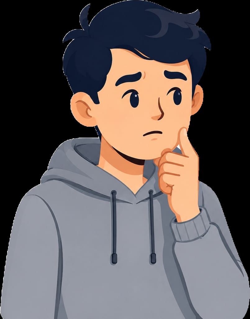 Confused student